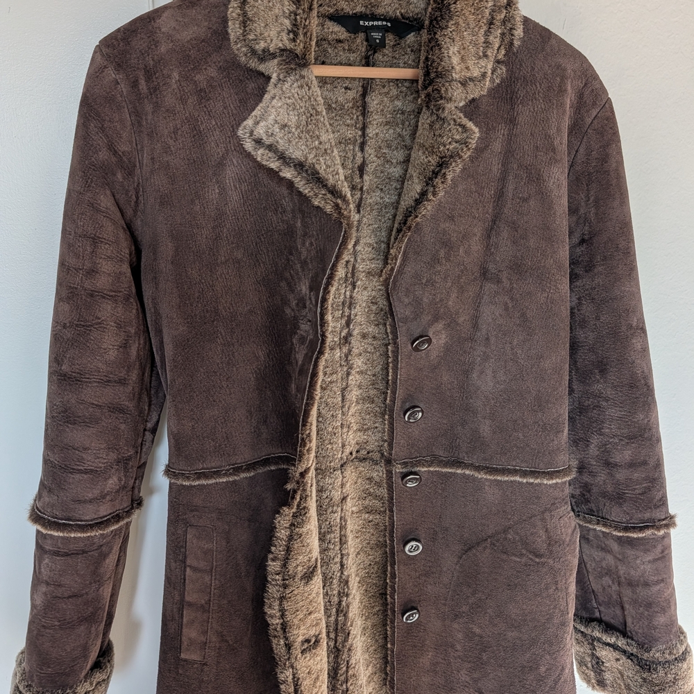 Brown Shearling Coat